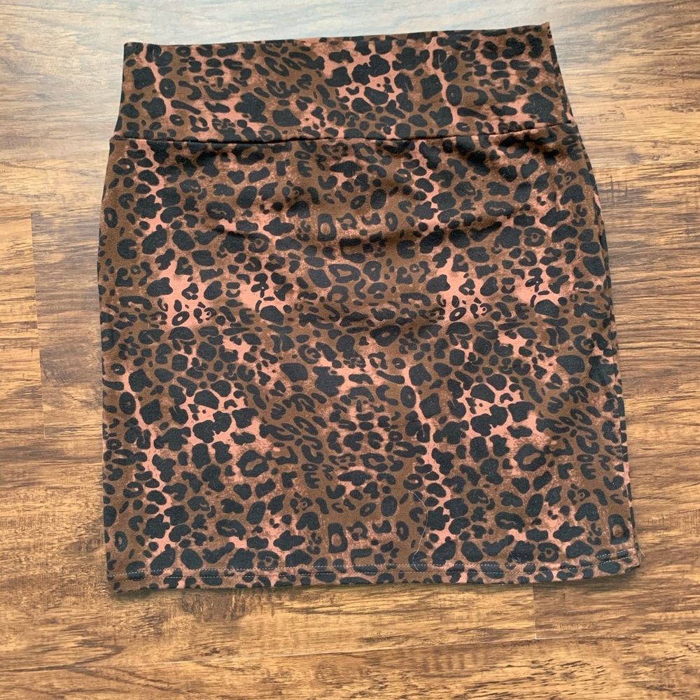 Cotton On Leopard Skirt